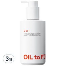 자민경 투인원 클렌징 오일 투 폼 레드, 200ml, 3개