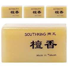 LANOWN 南王 沐浴皂 檀香, 4個, 100g