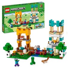 LEGO 樂高 Minecraft 創意製作盒4.0, 21249, 605塊, 綠色 + 咖啡色, 1盒