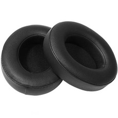 Sweetjoy Dr. Dre Beats Studio 2 3 耳機兼容耳墊兩側套裝, 黑色, 單品