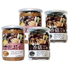 Global Garden 盛花園 杏鮑菇鬆+香菇脆片小點 低溫真空乾燥 咬勁爽脆 素食者, 370g, 2組