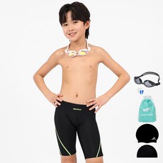 아쿠아티카 남아용 실내수영복 일반용수경 6종 세트 AQAJB494