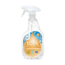 ECOS 植粹窗戶玻璃清潔劑 有機醋香味 輕鬆瓦解髒垢、皂垢水漬痕跡, 650ml, 1瓶