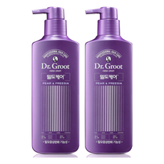 닥터그루트 밀도케어 탈모증상완화 샴푸 페어앤프리지아향, 400ml, 2개