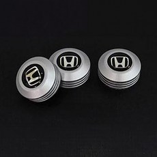 알루미늄 로고 번호판볼트 혼다 무광티탄[3개1세트], 혼다(무광티탄), 3개