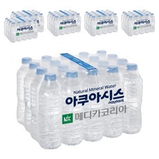아쿠아시스 생수 무라벨, 500ml, 120개