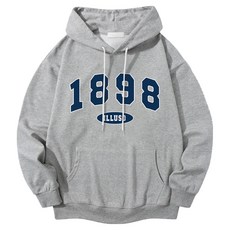 ILLUSO 男女通用 柔軟刷毛 1898 連帽T恤