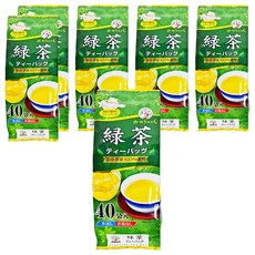 KAORICHAN 宇治森德 綠茶茶包 100%日本國產茶葉, 5g, 40包, 6袋