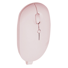 actto LED 無線藍芽滑鼠 雙模式 藍牙+USB 3段DPI靈敏度 靜音按鍵, 玫瑰粉