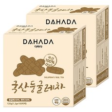 다하다 국산둥굴레차, 1.2g, 100개입, 2개