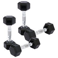ALEAF 無味PEV六角啞鈴, 4個, 3kg