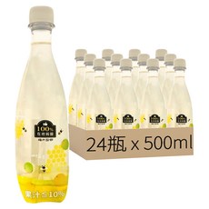 蜂蜜梅醋氣泡飲, 500ml, 24瓶