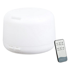 無印風 香氛水氧機 贈遙控器 + 6瓶精油, CAAD0027S3, 暖白光