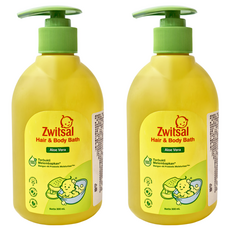 Zwitsal 嬰兒洗髮沐浴露 300ml (蘆薈 溫和不刺激 無淚配方), 2瓶