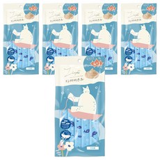 Zimple好朋朋肉泥, 手釣鮪, 75g, 5個