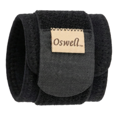 Oswell 丹力 竹炭加強型護腕, 黑色, 1個