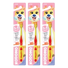 KODOMO 3~5歲 幼兒牙刷, 蝴蝶, 1入, 3個