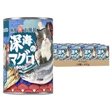 vosto 沃司托 大盛深海罐 主食泥罐, 鮪魚 + 小魚乾, 400g, 24罐