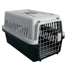 DING DONG PET 寵物航空籠, 黑色, 1個