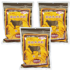 高坑 高粱酒原味牛肉角, 160g, 3包