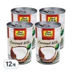 Real THAI 椰奶, 400ml, 12個