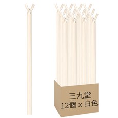 三九堂 隱形拉鍊 10吋, 12個, 白色