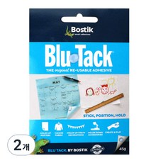보스틱 블루택 점토점착제 오리지날 45g, 2개