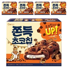 청우식품 쫀득초코칩, 240g, 5개