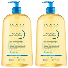 BIODERMA 舒益輕沐浴油, 1L, 2瓶