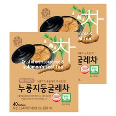 우리차 누룽지 둥굴레차, 1.5g, 40개입, 2개