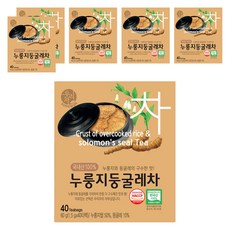 우리차 누룽지 둥굴레차, 1.5g, 40개입, 6개