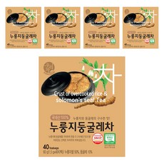 우리차 누룽지 둥굴레차, 1.5g, 40개입, 5개