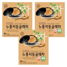 우리차 누룽지 둥굴레차, 1.5g, 40개입, 3개