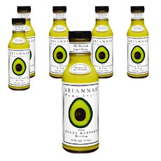 BRIANNAS 美國 第戎蜂蜜芥末醬, 無麩質、無反式脂肪、植物五辛素、無味精, 355ml, 6瓶