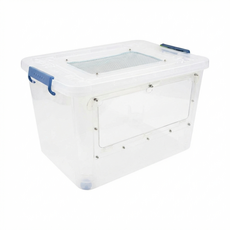 Borapet 120L 挖掘用整理箱 (附不鏽鋼上蓋), 1set, 透明