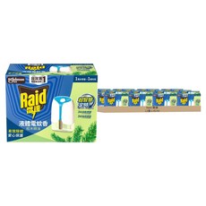 Raid 雷達 超智慧薄型液體電蚊香器 植物清新, 41ml, 白色