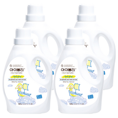 Eyevery Nature燕麥成分織物柔軟劑白花香原品, 4瓶