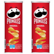 PRINGLES 品客 洋芋片 原味 全面升級 口感香酥脆 厚實馬鈴薯片, 102g, 2罐