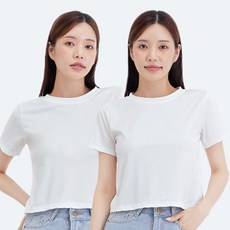 Elsso 女款圓領基本短袖T恤 2件組