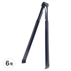 이지리빙 플로깅 쓰레기 청소 집게 70cm, 블랙, 6개