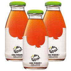 Au Naturel 奧納芮 有機蘋果汁 295ml 三瓶裝 (無添加糖、人工色素、防腐劑), 蘋果汁, 3瓶