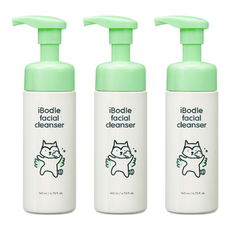 iBodle 溫和潔顏慕斯, 3瓶, 140ml