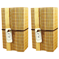 龍源茶品 鑫龍源 竹息禪風杉林溪流瀧頭冷冽香韵烏龍高山茶葉禮盒 附提袋, 茶葉75g 2包, 2盒