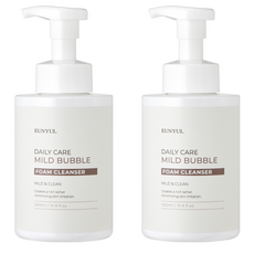 Eunyul Daily Care 溫和泡沫潔面乳, 500ml, 2個