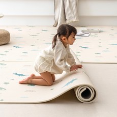 따사룸 유아용 소음방지 셀프시공 PE 롤매트, 공룡