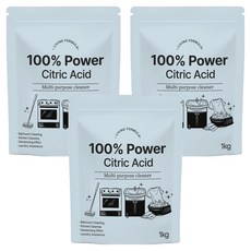 Saenghwalgongsik Power檸檬酸, 1kg, 3個