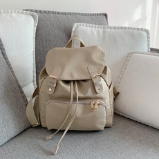 Bemere Minho經典雙肩後背包+內袋, 米色