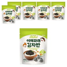 韓國mozu蔬菜海苔酥 酥脆爽口 營養豐富 獨立包裝方便攜帶 全家大小都喜愛, 6入, 40g