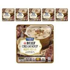 오뚜기프레스코 쇠고기 크림스프, 180g, 6개