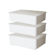 品屋 抽屜式可堆疊內衣褲襪衣物收納箱, 米白, 1組